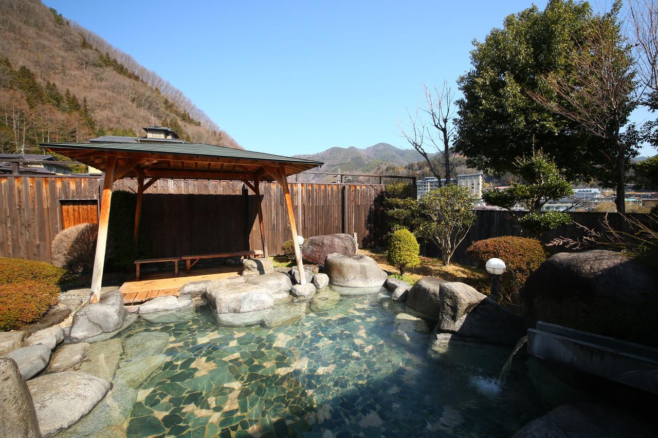 Hotel Hirugami No Mori Achi Exterior foto