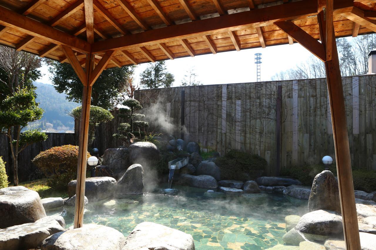 Hotel Hirugami No Mori Achi Exterior foto